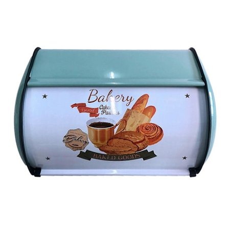 Brødboks Oppbevaringsbeholdere Rulledør for Hjemme Kafé eller Bakeri Brødboks Kjøkkenoppbevaring