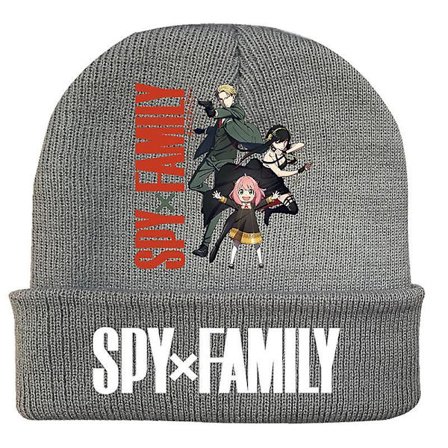 Fashion Trend Classic Winter Warm Knit Hat Beanie Cap For Children Adult Adolescents Cap New Japanese Anime Spy X Family Pattern