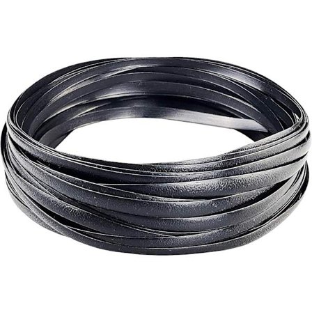 Wicker-korjaussetti 37 m (120 jalkaa) Wicker-korjausmateriaalit Kaksivärigradientti tummanruskea vaaleanruskeilla raidoilla Muovirottinki Patio-