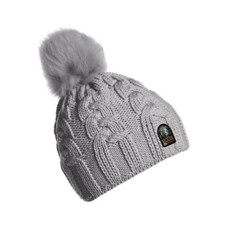 Parajumpers, Gray Cable HAT Grijs, unisex, Maat:ONE Size