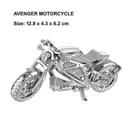 3D DIY Metalltrafikverktyg Modellpussel Klassisk Retrofordon Beatles Tåg Wrangler Panzer Montera Pussel Leksak För Vuxna