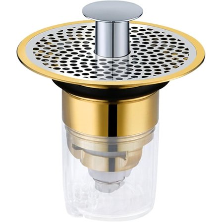 Vaskesluk med filterplade 34-37mm, håndvaskprop, Univ