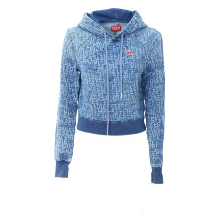 Diesel Zip-throughs , Blauw , Dames , Maat: S Hoodies & Sweatvesten
