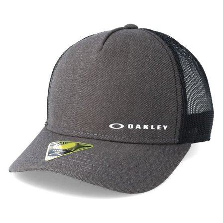 Oakley - Grå trucker Keps - Chalten Grey Jet Black Trucker @ Hatstore