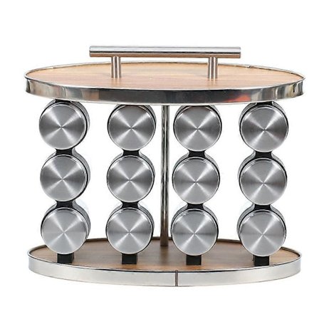 Uusi maustepurkkisetti, mausteiden säilytysastia, lasinen maustepullo, maustepurkkisetti, mausteteline, keittiötarvikkeet