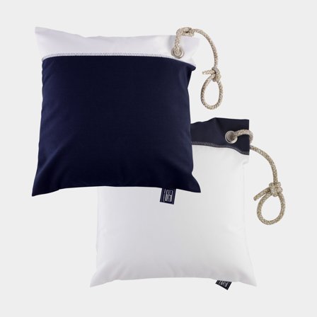 Marina dekorpuder Marine Business Waterproof Windproof Navy & White, 40 x 40 cm, 2-pack