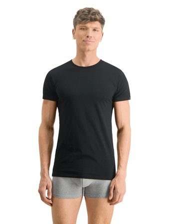 PUMA Puma Basic 2P Crew Tee - Black - L