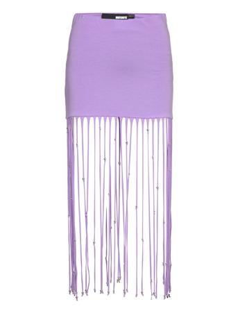 Light Jersey Maxi Skirt Purple ROTATE Birger Christensen