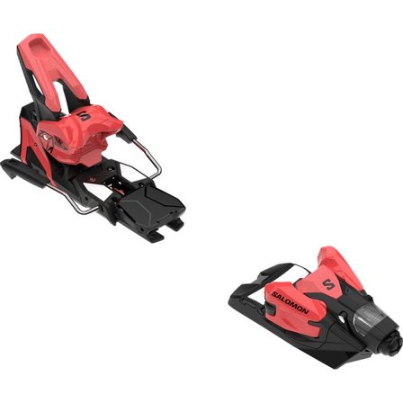 Salomon - Unisex All-Mountain Bindings Strive 14 Gripwalk - Fusion Coral / Black / Black