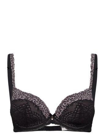 Coely_Padded_Heart_Shape Lingerie Bras & Tops Push Up Bras Svart Marie Jo