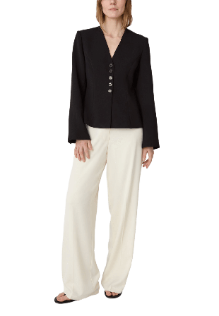 Marville Road The Dania Crepe Blazer Kavajer Dam Svart 40