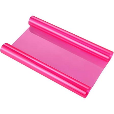 Gjennomsiktig selvklebende film for bil- og motorsykkelhovedlys, dekorasjon og beskyttelse, 30 x 120 cm (rosa)