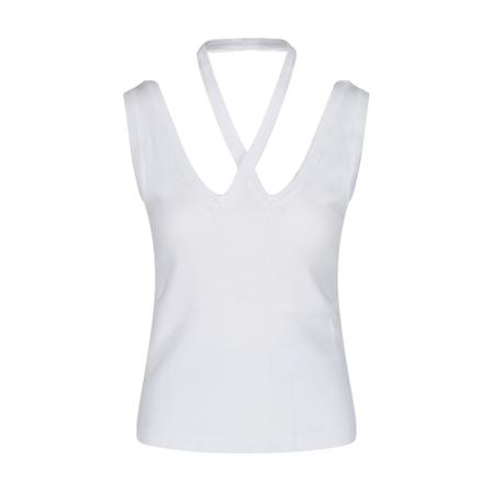 MM6 Maison Margiela Sleeveless Tops Hvid, Dame