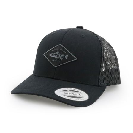Fishline Fish Logo Snapback Black Grey Patch