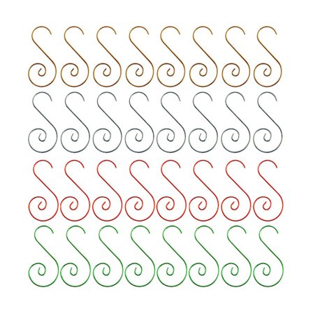 Julepyntkroker - Jern Trær Ornament Hangers for