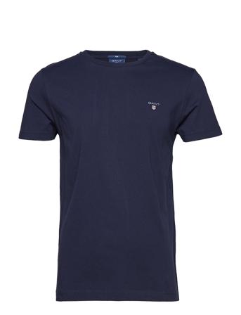 Original Slim T-Shirt T-shirts Short-sleeved Blå GANT