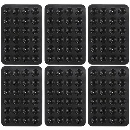 6 Styks Octobuddy Silicone Telefon Suge Tilbehør Multifunktionelt Bil Kop Holder Pad