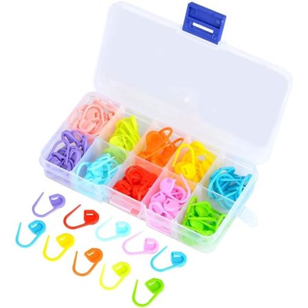 Maskmarkörer för Virkning 120st Låsbara Markörer Stickning, ZQKLA