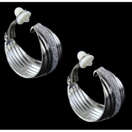 Clipsörhängen för dig utan hål i öronen m glittriga kristaller