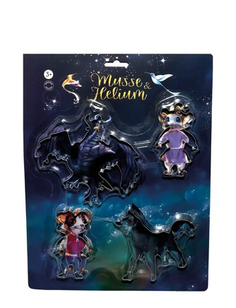 Musse & Helium Musse & Helium Bakformar - Multi/patterned - ONE SIZE