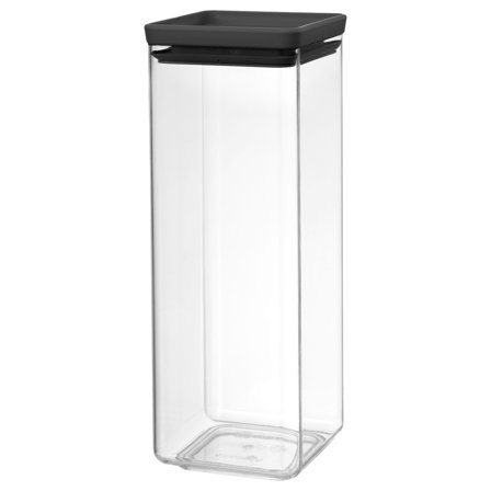 Brabantia Tasty+ opbevaringsbeholder 2,5 liter, mørkegrå - Mørkgrå | KitchenOne