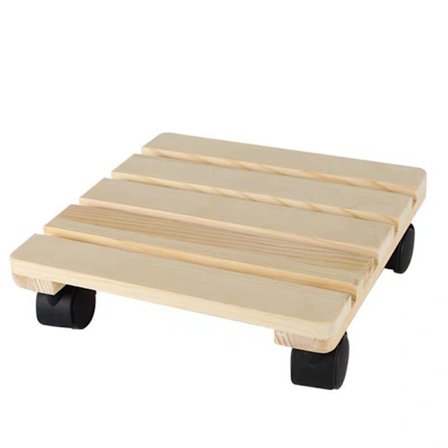 Wagner PALETTI blomsterpottestativ på hjul 25 x 25 x 8 cm I til innendørs bruk I