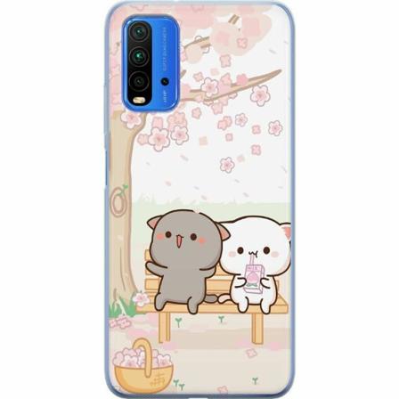 Xiaomi Redmi Note 9 4g Genomskinligt Skal Kawaii