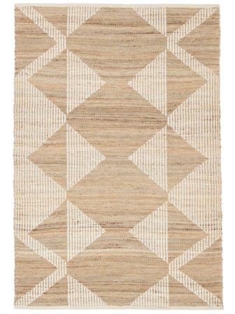 Zack Innen-/Outdoor-Teppich 160X230 Beige/Weiß