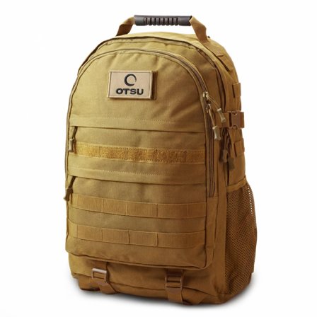 Expedition | Zaino tattico marrone chiaro multi-scomparto da 35L con spazio per patch per uomini - Zaini