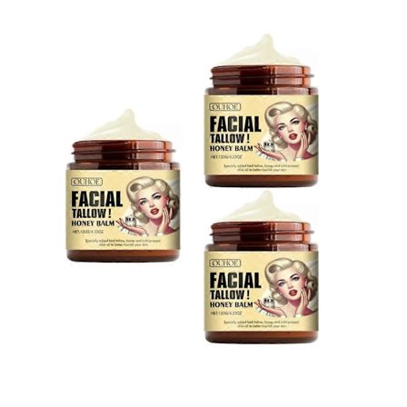 Talg från nötkreatur för anti-aging hud, Talg och honungsbalsam, Naturlig vispad talgkräm