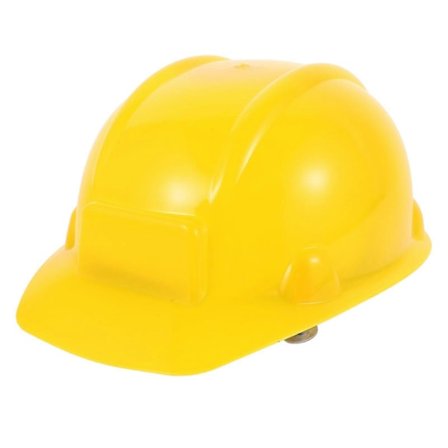 Børne Byggehjelme Miniature Byggehjelm Dekorativ Sikkerhedshjelm Model Kæledyrshjelm Sikkerhedshat Gul Byggeplastikhat