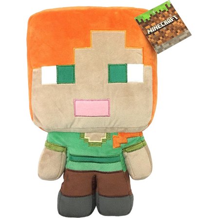 Mojang Minecraft Steve plysj putevenn - Supermyk polyester mikrofiber, 16 tommer beste jul