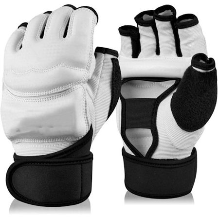 Inner Gloves Boxing Muay Thai Trening Elastiske Boksbandasjer Hvit Medium