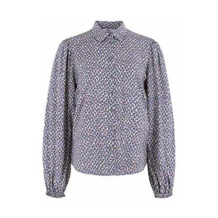 Anna Van Toor Blouse , Grijs , Dames , Maat: 2XL