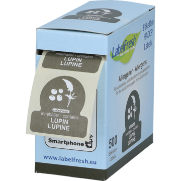 Etikett LabelFresh Allergen Lupin