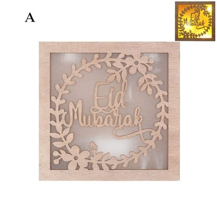 LED-lampor Eid Mubarak A A