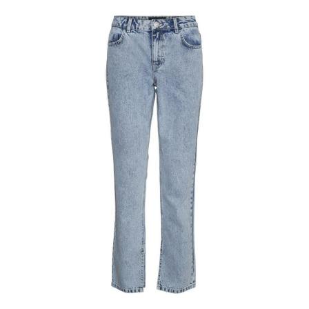 Noisy May, Straight Jeans Blauw, Dames, Maat:W27 L34