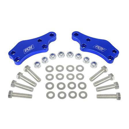 Billet T-6061 Ohjauslukon adapteri, joka lisää kääntökulmaa noin +25 %, virityssarja Toyota JZX100 Lexus IS200 IS300 -malleihin