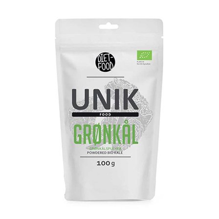Unik Food Grønkålspulver Ø 100 g, Helse & Madvarer, Gryn, Flager & Drys, Drys