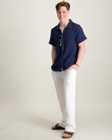 RYVLS Leo Structure Pants Weiß Hosen Jungen - Kids Brand Store