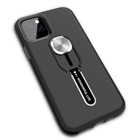 Iphone 12 Pro - Skal Med Hållare Svart
