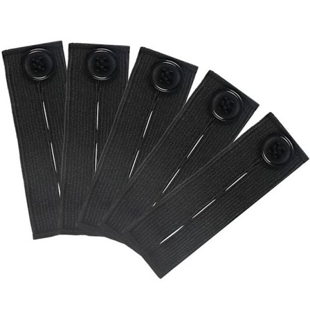 5 stk. bukse knap forlænger elastisk bukse talje forlængere talje knap til jeans bukser nederdele, bælte forlænger til jeans og bukser