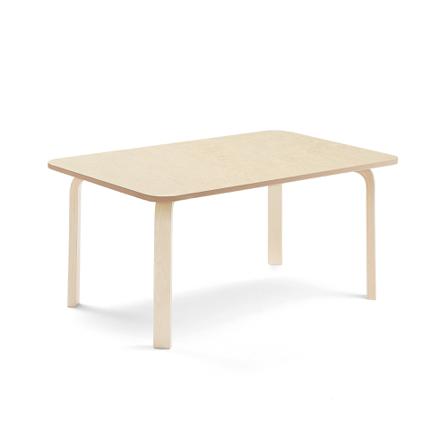 Tisch ELTON, 1200x600x530 mm, Linoleum beige, Birke