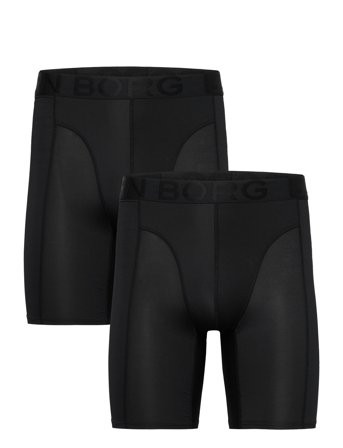 Björn Borg Sports Lightweight Long Leg Boxer 2P - Black - XL