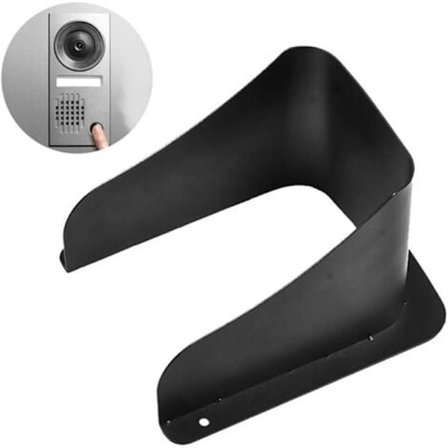 Regnbeskyttelse for videoringeklokke, værbestandig, antirefleks, egnet for Ring Doorbell, intercom, stikkontakt og kodelås