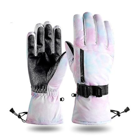 Män och kvinnor vintersnöhandskar, utomhusskidhandskar Vattentäta och vindtäta