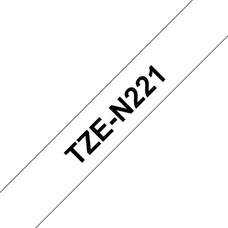Brother TZe-N221 - ulaminert teip - 1 kassett(er) - Rull (0,9 cm x 8 m)