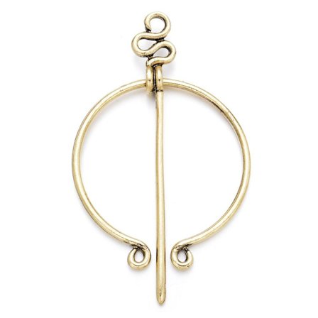 Viking Brosje Skjerf Brosje GULL STYLE-2 STYLE-2