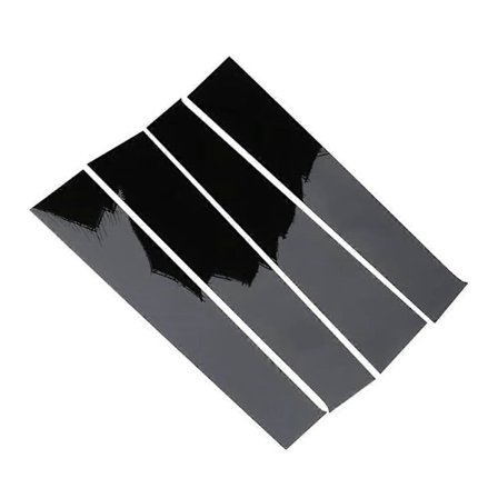 Bil Dør Vindues Trim Anti Ridse Klistermærker Dør Stolpe Lister til Dodge Ram 1500 2500 3500 2009-20