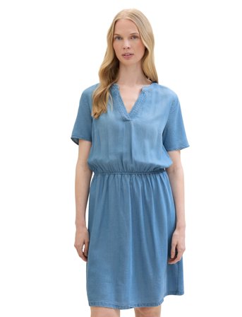 Tom Tailor Dress Denim Look - Blue - 34